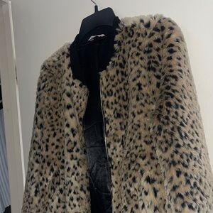 Juicy Couture Animal Print Teddy Jacket